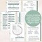 bloom daily planners 2025-26 Academic Planner, Soft Cover, 8.5" x 11", Boho Greenery